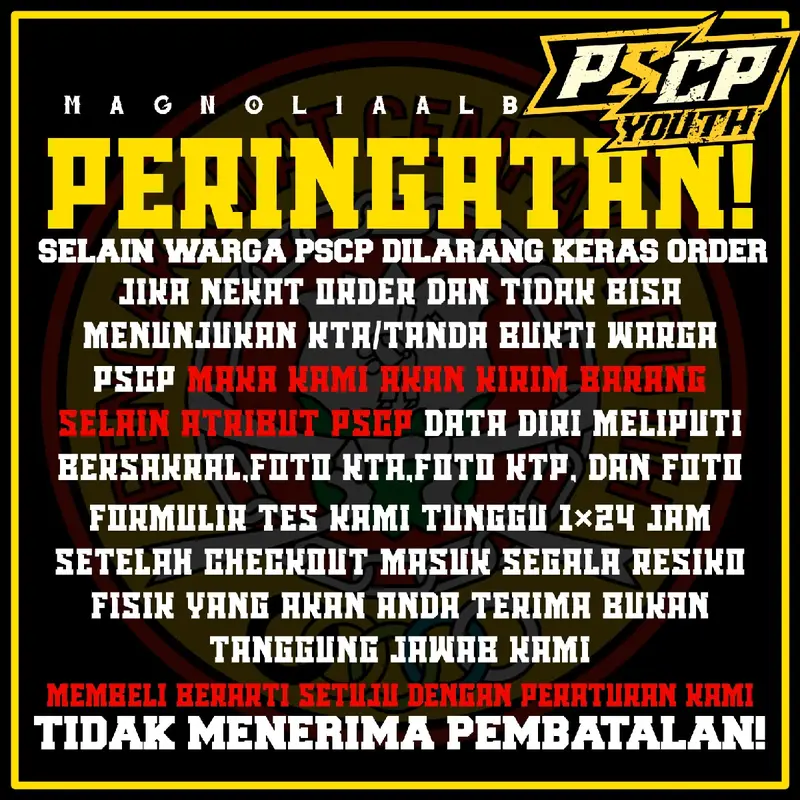 KAOS PSCP YOUTH CEMPAKA PUTIH BD 4