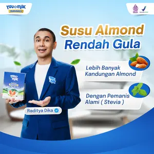 [ PAKET 1 - 3 BOX ] You&Milk Diabalance - Susu Almond Sehat Rendah Gula Bantu Masalah Diabetes Dengan Pemanis Alami Stevia Original