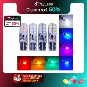 (2 PCS) LAMPU SENJA/LAMPU KOTA LED T10 12/24V NYALA KEDIP