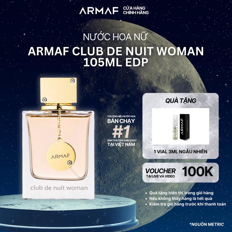 Thu Thủy x Armaf Nước Hoa Nữ ARMAF Club De Nuit Woman 105ml