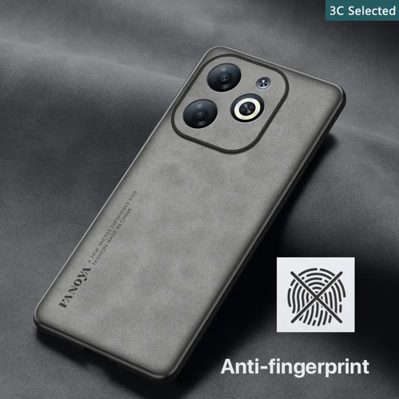 Soft Case Infinix Hot 50 Pro Plus Luxury Case Sheepskin Leather FOR INFINIX 5