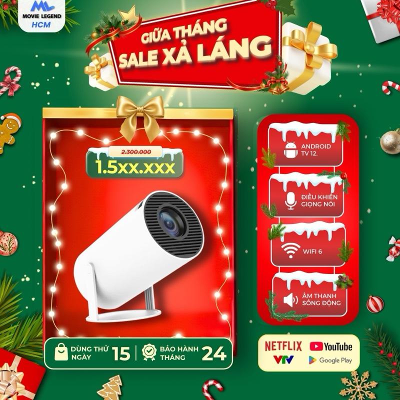   Don Nguyen  Mega Live 24h   Bản Nâng Cấp 2026  Máy Chiếu Mini S6 Movie Legend - Hỗ Trợ Full HD Projector Led Bluetooth máy  chiếu  HCM1  
