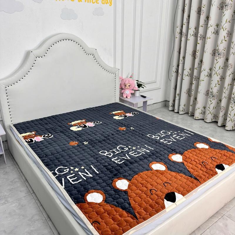  Thảm nỉ nhung YUKI thảm lông cừu trải giường YUKI thảm nỉ nhung trải giường trần bông dày dặn 
