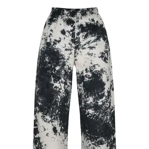 Celana Kulot Tiedie Jumbo All Size Wanita Karet Santai Dewasa