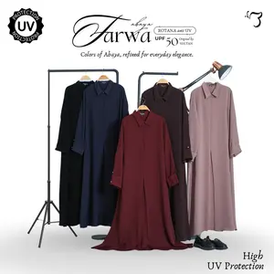 Bonavista - !! NEW !! Abaya Farwa (CEK DESKRIPSI + 2 size) Abaya bahan Rotana anti uv by sultan Abaya Rotana anti uv Sultan