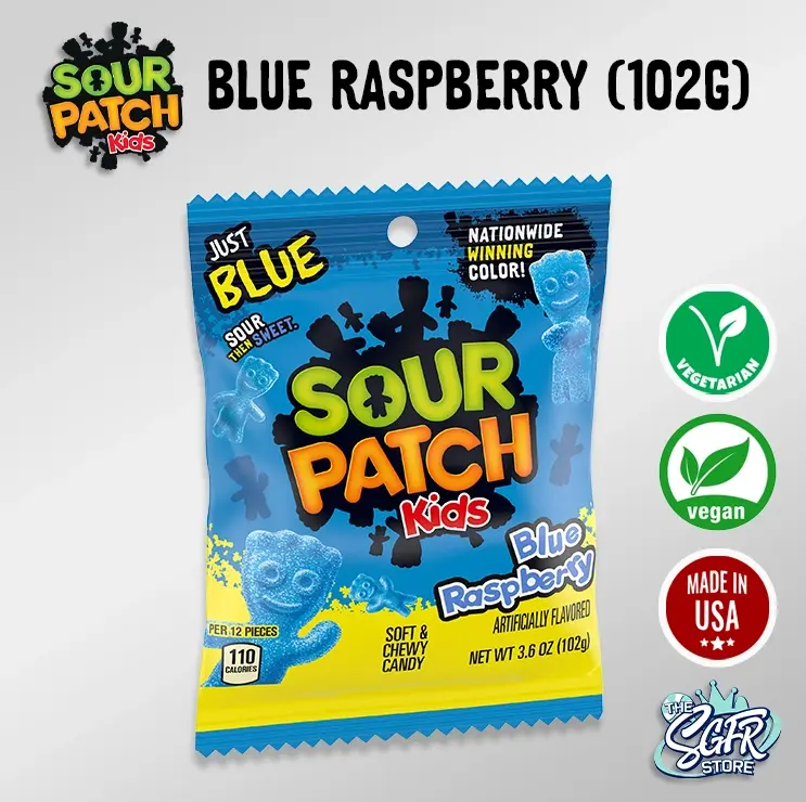 Sour patch Blue Raspberry 102g