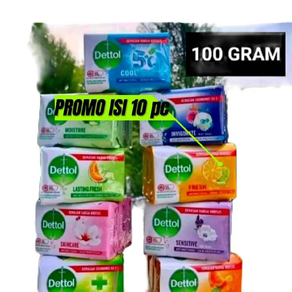Sabun Mandi Dettol 100 gr - Cairan Pembersih Kulit - Hand, Soap, Pencerah Membersihkan Mencerahkan Lemon Perawatan Berminyak Kotoran sabundettol promo
