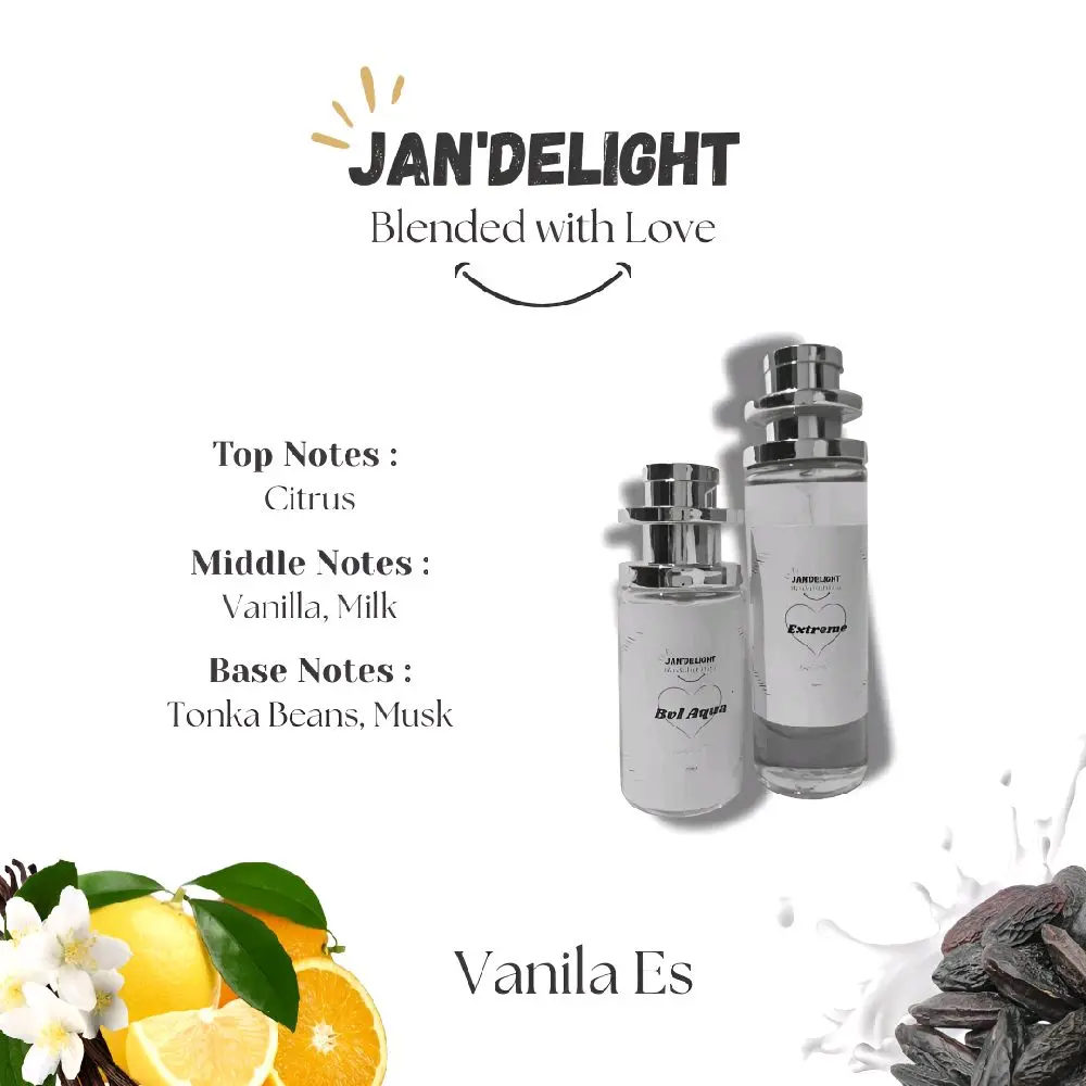 Jan'Delight : Vanila Es Inspired For Woman - Wangi Tahan Lama | Parfum, Parfume, Wewangian, Minyak Wangi
