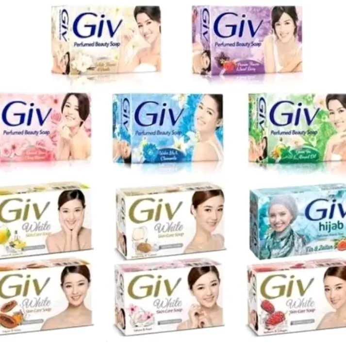 Sabun GIV Batang 72gr - 6pcs/3pcs/5Pcs Semua Varian - Mandi, Soap Mencerahkan Mengencangkan Pencerah Memutihkan Pria