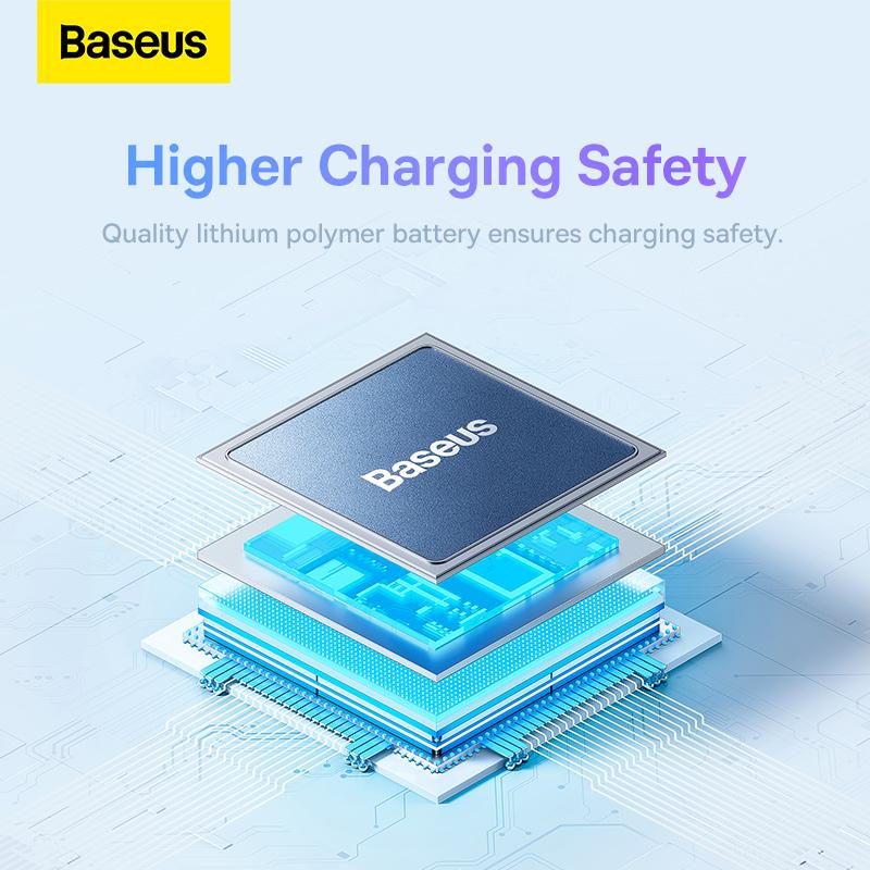 Baseus Airpow Fast Charge Powerbank 10000mAh 20W - White/Black 5