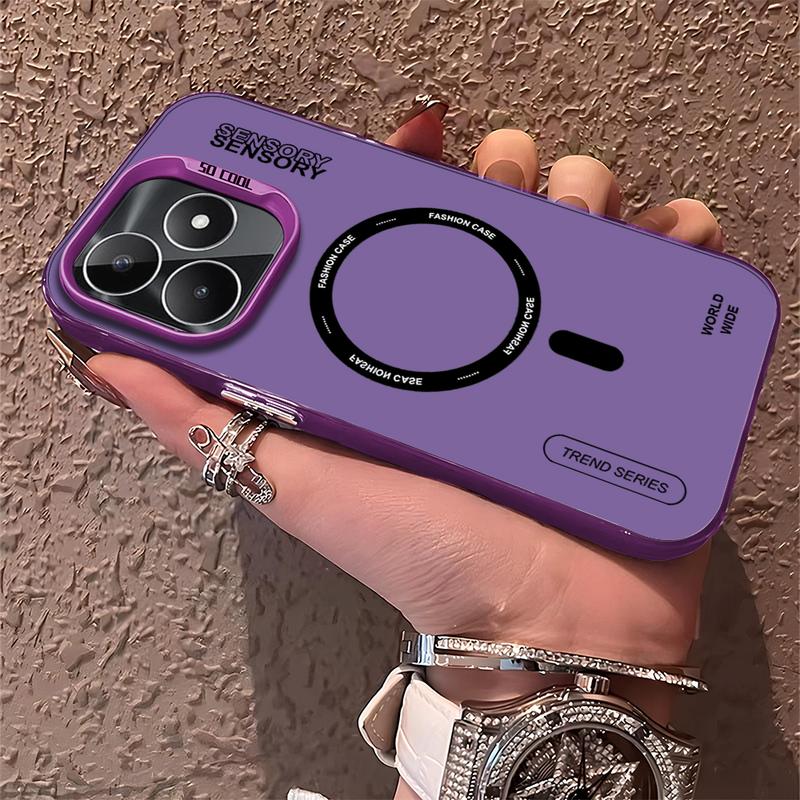 Softcase Hybrid Premium Matte Case Circle For REALM*E C51,C51S,C53,C63,C61,C55,NOTE 50, NOTE 60 Case Aesthetics 6