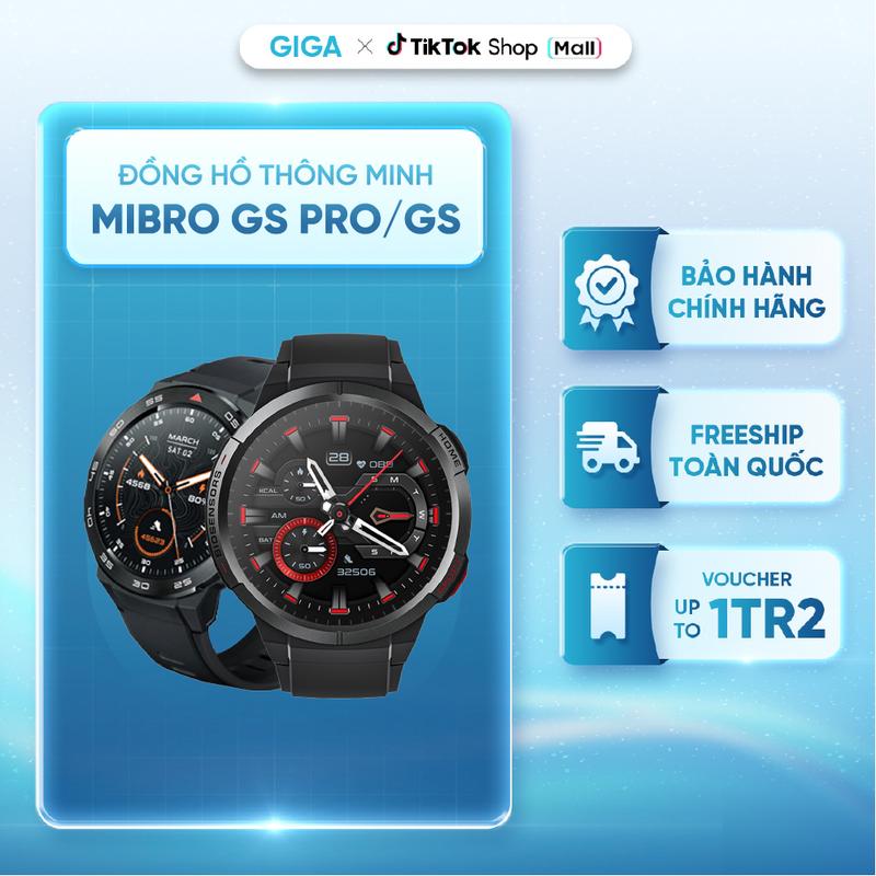 [Link] Đồng Hồ Thông Minh Mibro GS Pro / Mibro GS -Có Định Vị GPS, Hỗ trợ nghe gọi với GS Pro , Chống Nước Chuẩn 5ATM, Hoạt Động Chế Độ Thường Tới 24 Ngày, Đồng Smartwatch Watch đồnghồ