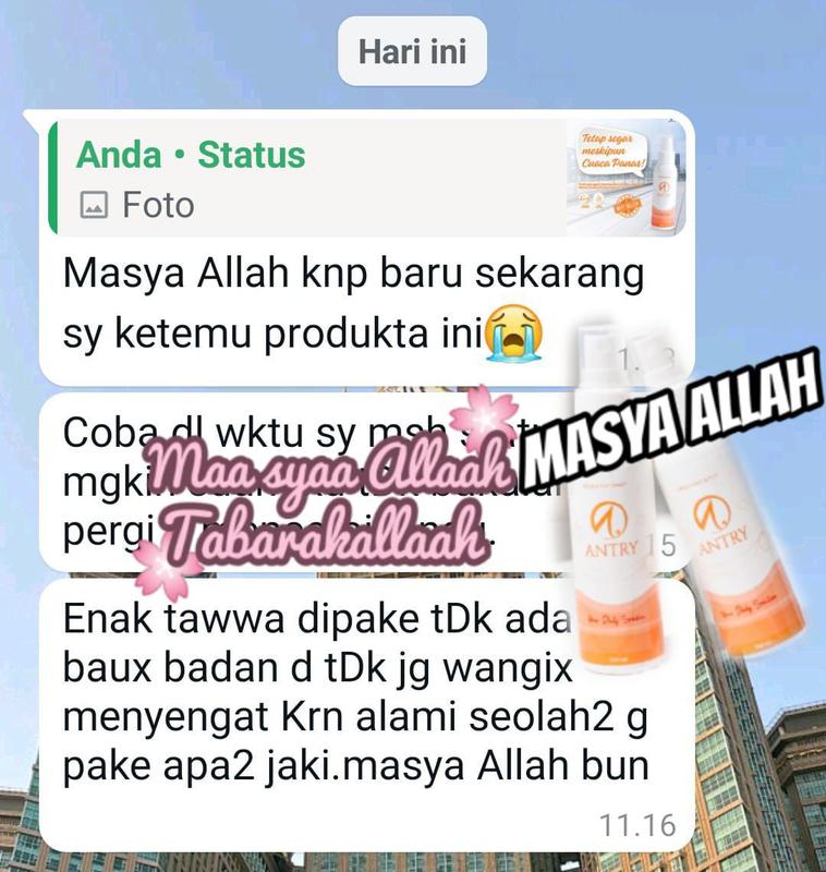 Deodorant Spray 100ml Sudah BPOM Natural dan anti iritasi 4