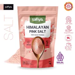 Safiya Garam Himalaya Halus 1 kg / Garam Mineral / Himalayan Salt Natural Makanan