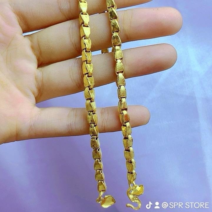 gelang padi dua suku cantik lapis kristal 1