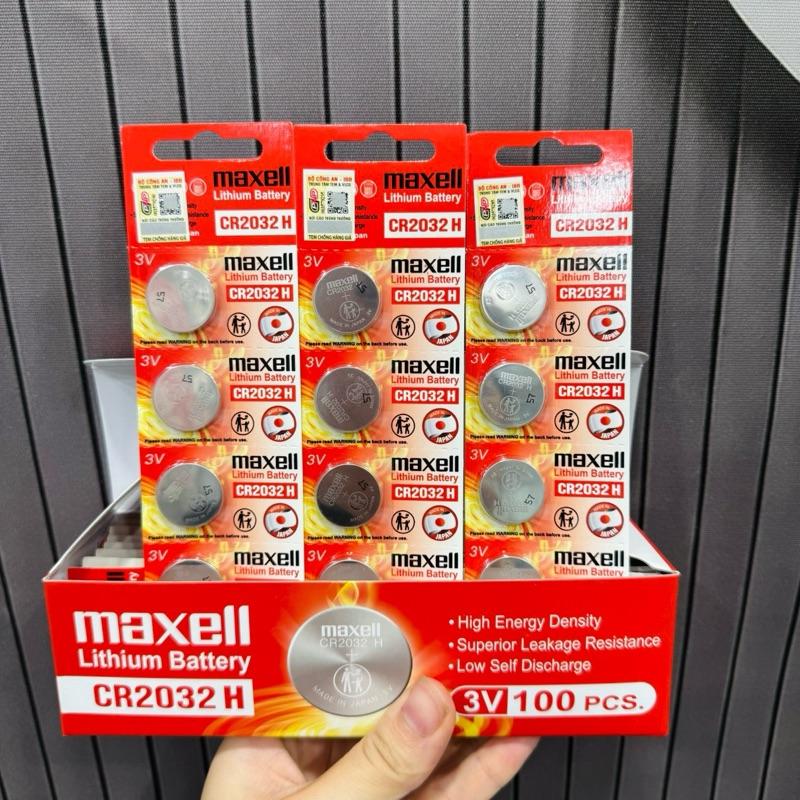  Pin Maxell CR2032H 3V cho chìa khóa Smartkey xe máy ô tô made in JAPAN - Hàng Dung Lượng Cao Phụ Kiện 