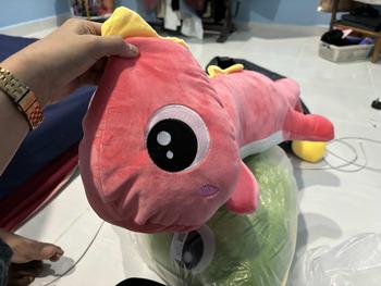 Product Review of Anak Patung Plushie Dinosaur, Bantal Dinosaur, Mainan Mewah, Haiwan Boneka Mewah, Sesuai untuk Tidur, 60-130cm Kapas Lembut Toys from K**🇸 0
