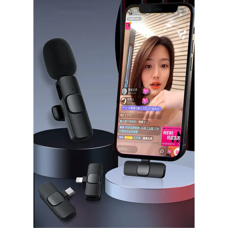 TaffSTUDIO Wireless Lavalier Lapel Microphone Vlogger USB Type C - HO86 Metal Mikrofon Laptop 4