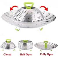 Gambar Vinnatsu Alas Tatakan Kukusan Bentuk Bunga Fleksibel Steamer Stainless Multifunctional Retractable Pengukus Makanan Model Bunga - 9-inci dari Vinnatsu official Kab. Tangerang 5 Tokopedia