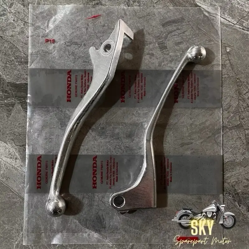 ￼Handle Handel Rem Kiri Kanan Silver CRF150 CB150R CBR150 LED Tiger Mega Pro Sonic Versa Honda K45 KYE