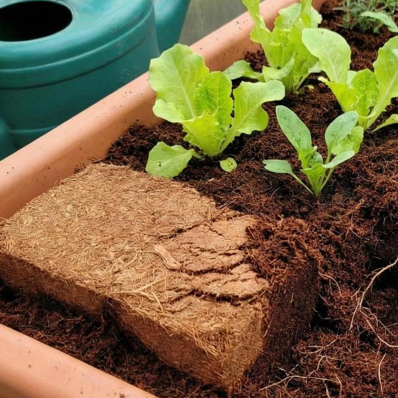 Đất Nén Xơ Dừa Bánh Lớn KT 10x6x20cm Chuyên Trồng Rau Trộn Đất Trồng Cây KL 500 Viên Nén Mụn Dừa Bánh Lớn Thay Thế Đất Sạch Diệt Khuẩn Kháng Bệnh Cho Cây