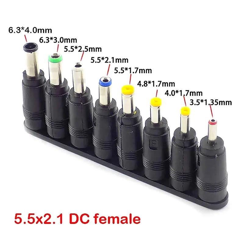 máy tính xách tay phổ quát 8pcs nguồn cung cấp điện DC ổ cắm kết nối bộ điều…