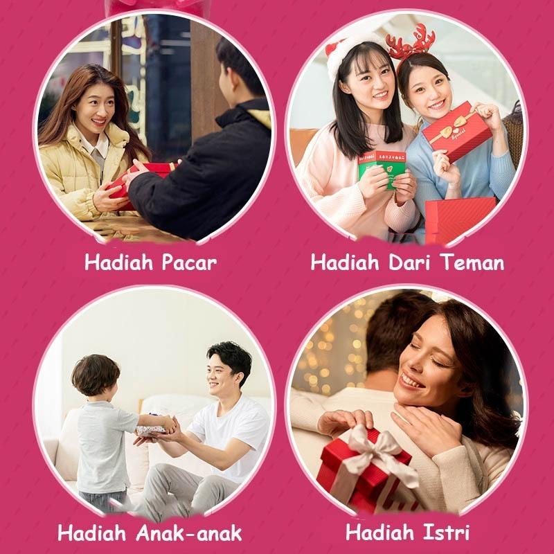 Boneka Bersuara / Boneka Suara I Love You ILY / Hadiah Anniversary Hadiah Valentine / Versi audio 3D Sanrio Moon Night Light Cinamoroll/Lotso/Kuromi/Melody Kawaii Figure Kartun Lampu LED 2