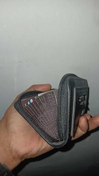 Product Review of Dompet untuk Lelaki, Gaya Zip Mendatar Pendek, Dompet Syiling Dua Lipat, Reka Bentuk Penyambungan Corak Tenunan, Baharu untuk 2024 from s**n 0