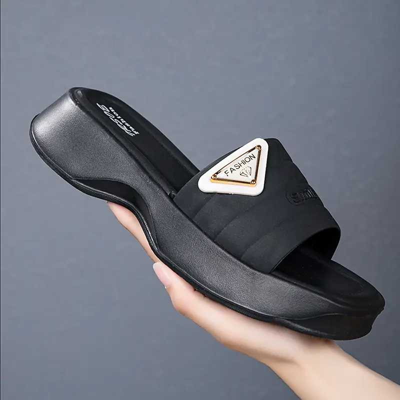 IRSOE Sendal Dewasa Wanita Karet Tinggi Desain Menarik Anti Slip Trendi Sendal Dewasa Perempuan Baru sandal wanita sandal korean style  sepatu cewek sandal selop wanita Shoes 8