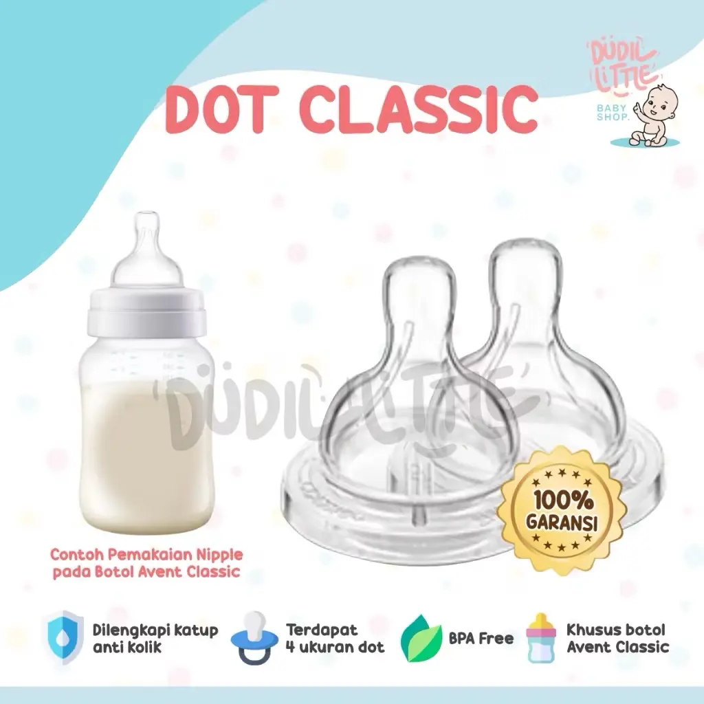 Dot Classic Feeding Nipple Dot Classic Import bayi bunda