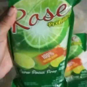 PROMO 2 PCS Rose Premium Sabun Cuci Piring Kemasan Pouch 450 ml Aroma Jeruk Nipis Praktis & Efisien Pembersih Rumah Tangga