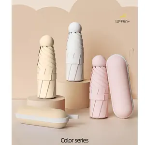 Payung Lipat Mini Anti UV Payung Mini Kapsul Cute Umbrella Mini Payung Kapsul