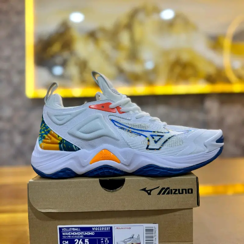 Sepatu Voli Mizuno Wave Momentum 3 Woman Bonus Tas Kaos Kaki 2