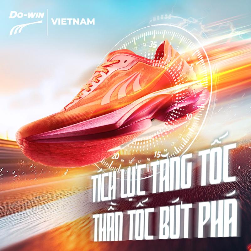 Dowin SPEEDSTER 3 Giày thể thao chạy bộ nam nữ Công nghệ Full Carbon mới nhất, siêu nảy, đàn hồi, ổn định và thoáng khí