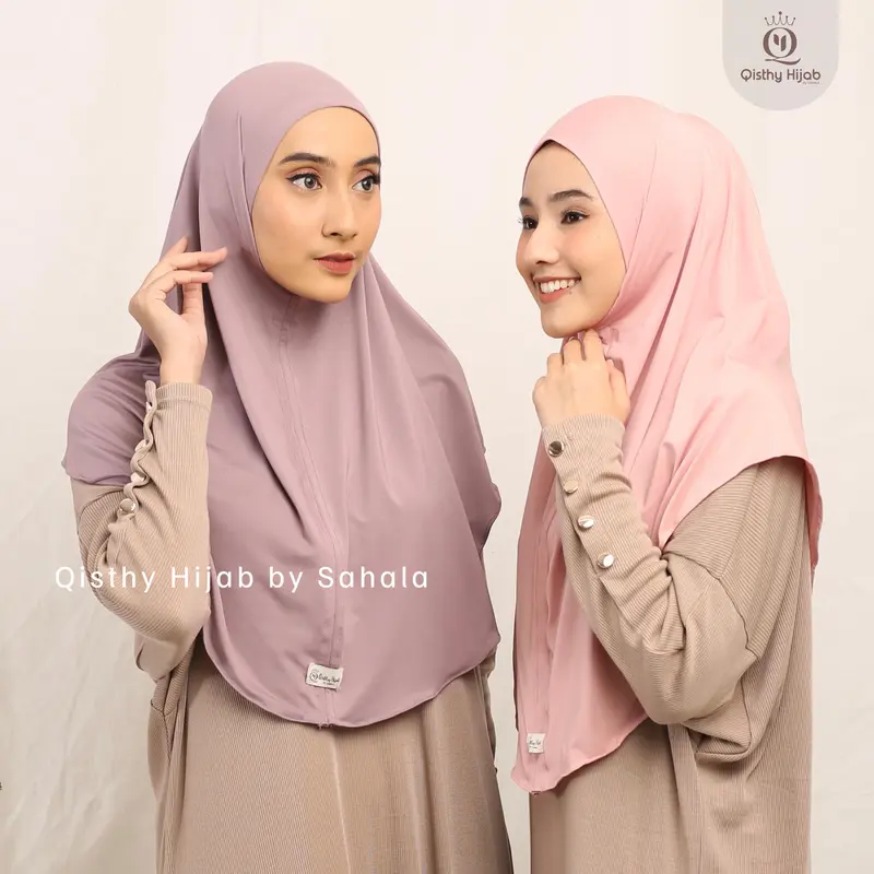 AMANDA SIZE L | Hijab Instan Daily NONPED Premium | Bergo Instan Premium | Hijab Bergo Jersey 1