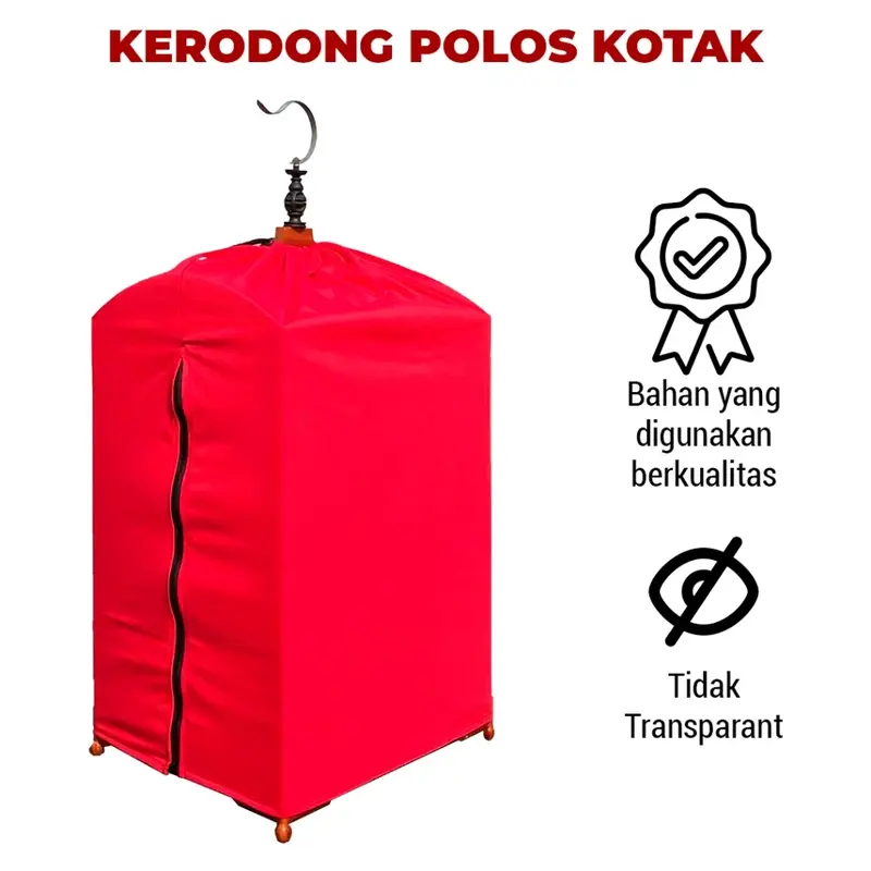 Kerodong Polos Sangkar Kotak Double Layer Umi Kasum | Krodong Kotak Kosan Semua Burung 5
