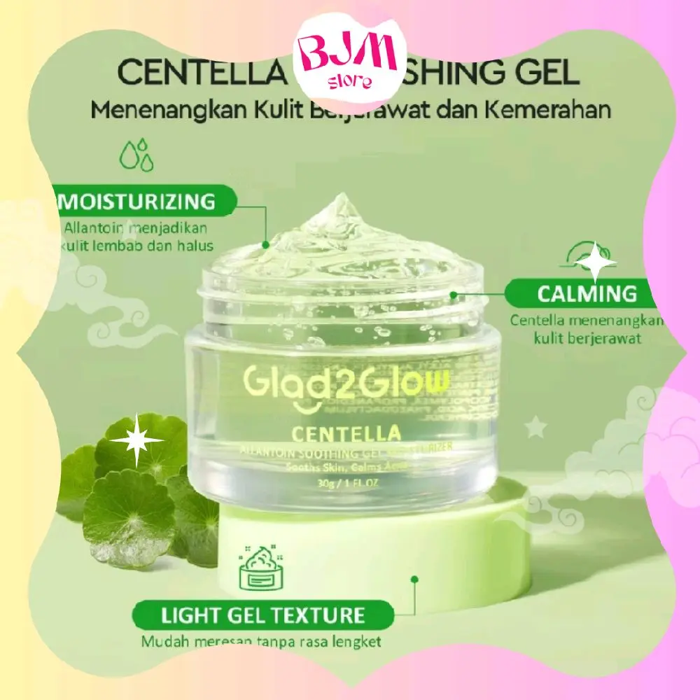 GLAD2GLOW Centella Allantoin Soothing Gel Moisturizer 30 gr