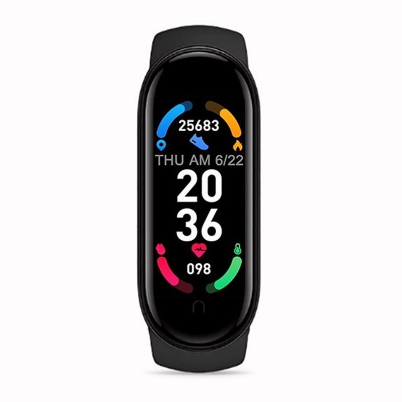 Product Introduction of Aokeyo M6 Smart Watch Pelacak Kebugaran Bluetooth Smart Band Smart Display Detak Jantung Jam Tangan Digital Tahan Air Jam Tangan Olahraga Wanita Pria 27