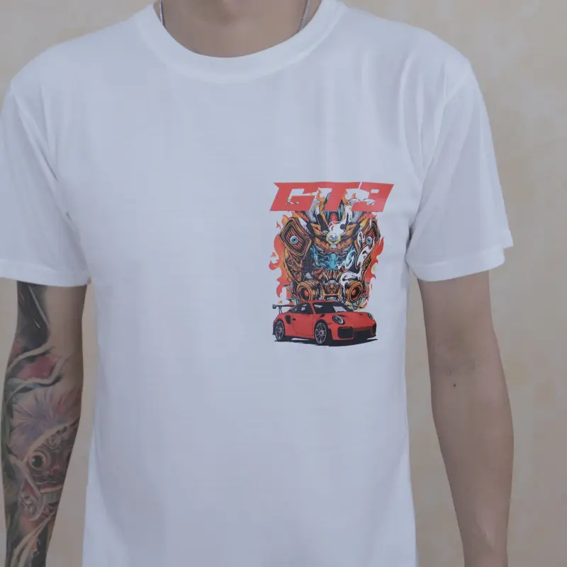 PATGANG KAOS PRIA GT3 / BAJU SABLON GT3 / KAOS PRIA VIRAL / BAJU DISTRO / BAJU COWO Combed Gold Tshirt Katun Nyaman Panjang Cantik Printing Keren Anime Cowok 4