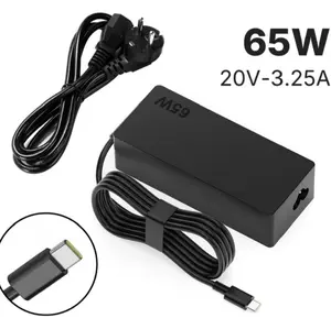 Adaptor Charger Casan Laptop ThinkPad X1 Tablet Yoga 5 Pro IBM YOGA 5 20V 3.25A 65 Type C Bonus Kabel Power Computer