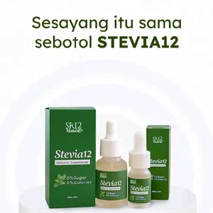 SR12 Stevia12 Pemanis Alami dengan 0% Gula dan 0% Kalori Aman Digunakan Setiap  Hari