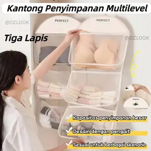 2025 Tas Penyimpanan Barang Dan Bisa DiGantung/Serbaguna Storage Bag Gantung，Penyimpan Tas Bag Penyimpanan Baju Bag Travel Organizer/Rak Gantung Organizer Dinding Tempat Penyimpanan Gantungan Serbaguna Pouch