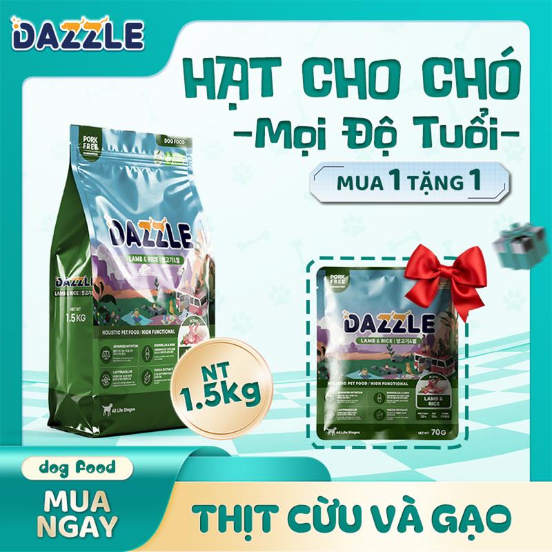 Hạt cho Chó Dazzle Vị Cừu & Gạo Thức Ăn Cho mọi lứa tuổi bổ sung dinh dưỡng, sản phẩm nhập khẩu Hàn Quốc