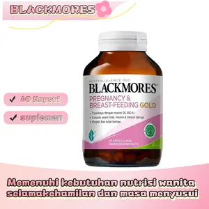 Blackmores Pregnancy & Breastfeeding Gold 60 Kapsul - Suplemen Penting untuk Ibu Hamil dan Menyusui