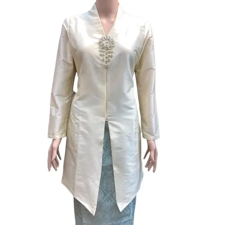 Anisa Kebaya - Setelan Kebaya Tafeta Tunik Melayu / Kebaya Tafeta Busui Jumbo / Kebaya Modern / Kebaya Encim Tafeta 0