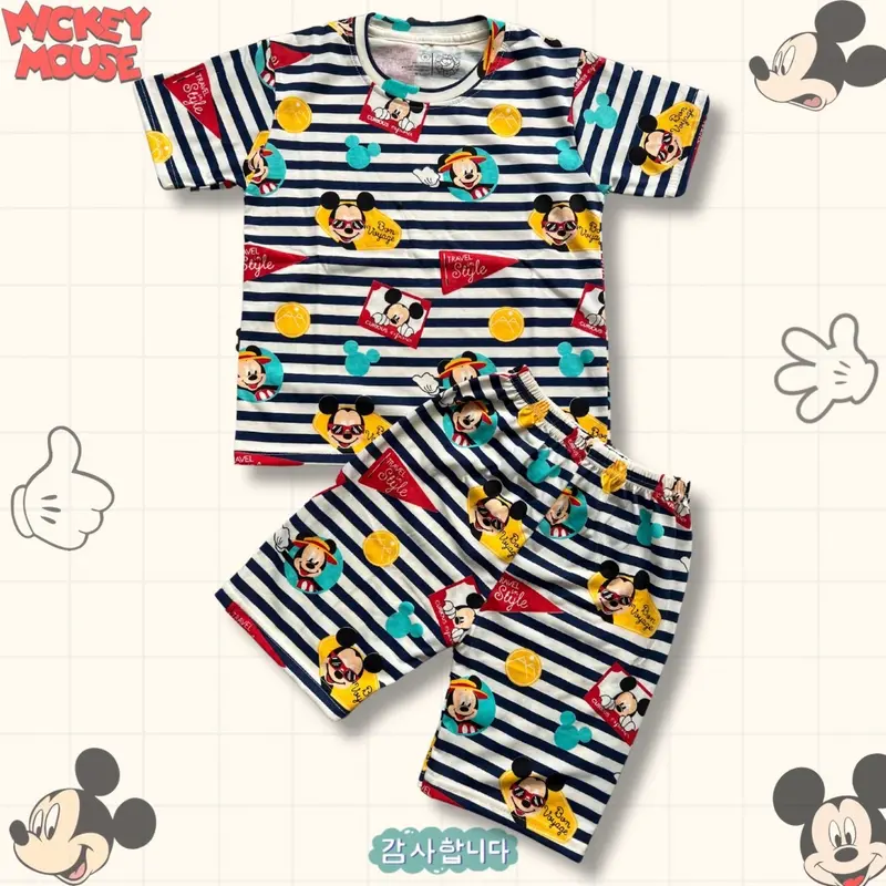 BIG SIZE SETELAN DINO COLORFUL CREAM FULLPRINT ANAK Minimalist Multicoloured 5