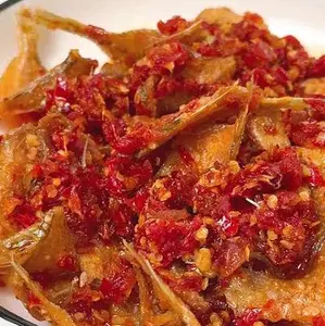 O'nera sambel ikan asin bulyam  Pedas Manis 150gr