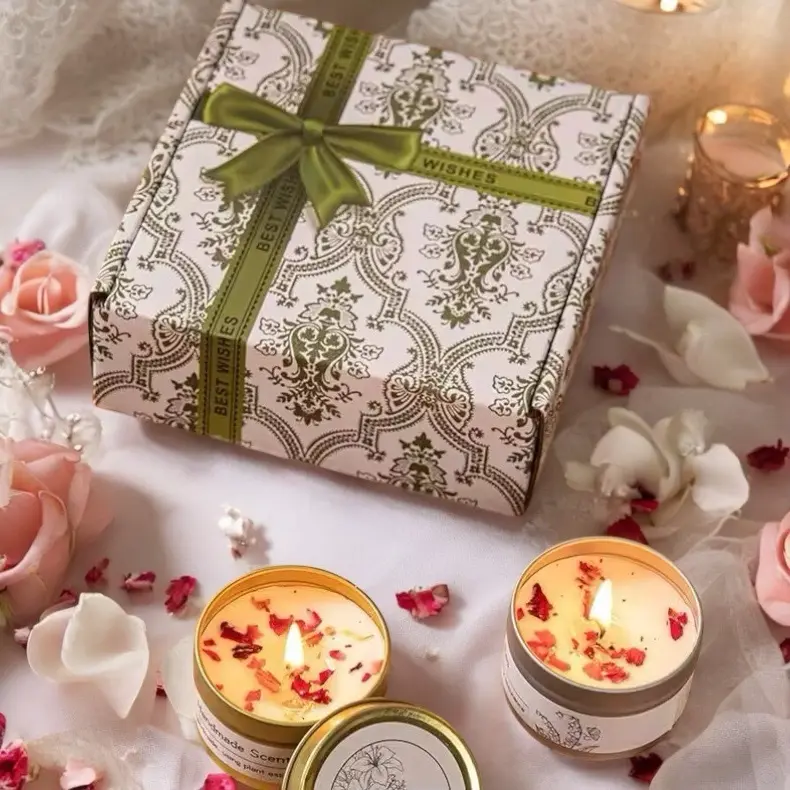 Tin jar scented candle high quality gift set Decor Freshener Pabango Aroma