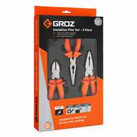 Gambar Set Tang Isolasi Listrik 3 Pcs Groz PLR/CV/ST3A 31571 - Insulation Plier Safety Alat Elektrikal dari iCan Indonesia Kota Denpasar 2 Tokopedia