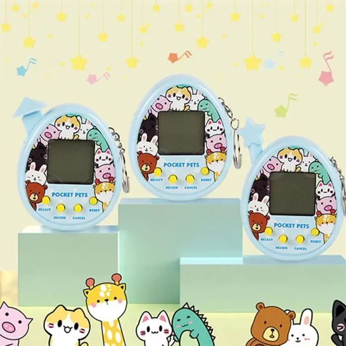 Atm Mainan Tamagotchi Hewan Peliharaan Virtual Elektronik 168 In Anak .